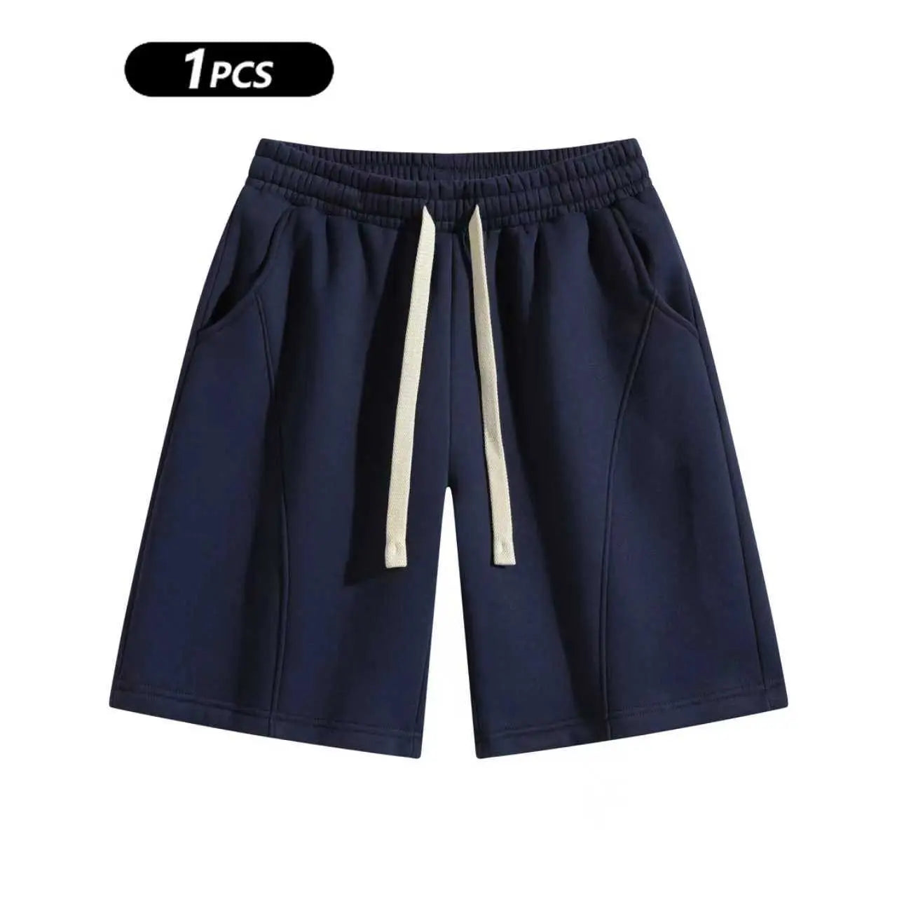 Summervibes Men'S Solid Pocket Waist Shorts, Lightweight Breathable Shorts, Casual Breathable Comfortable Shorts for Running Gym Workout, Men'S Bottoms for All Seasons