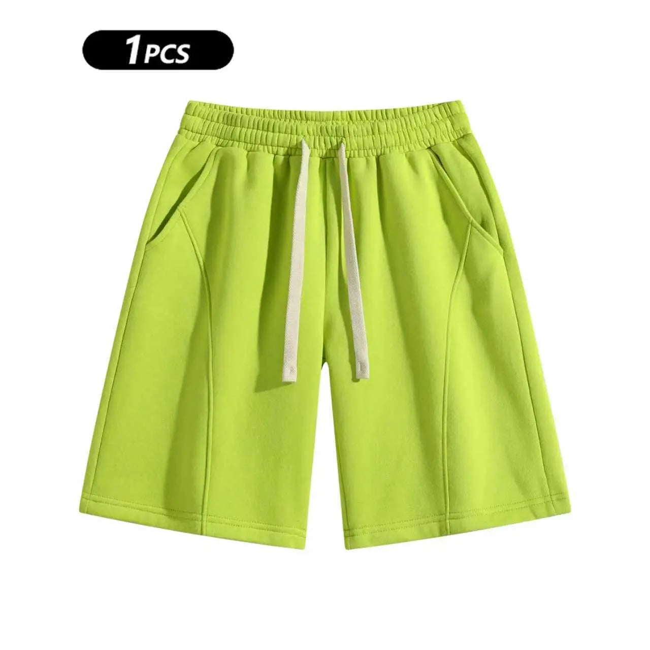 Summervibes Men'S Solid Pocket Waist Shorts, Lightweight Breathable Shorts, Casual Breathable Comfortable Shorts for Running Gym Workout, Men'S Bottoms for All Seasons