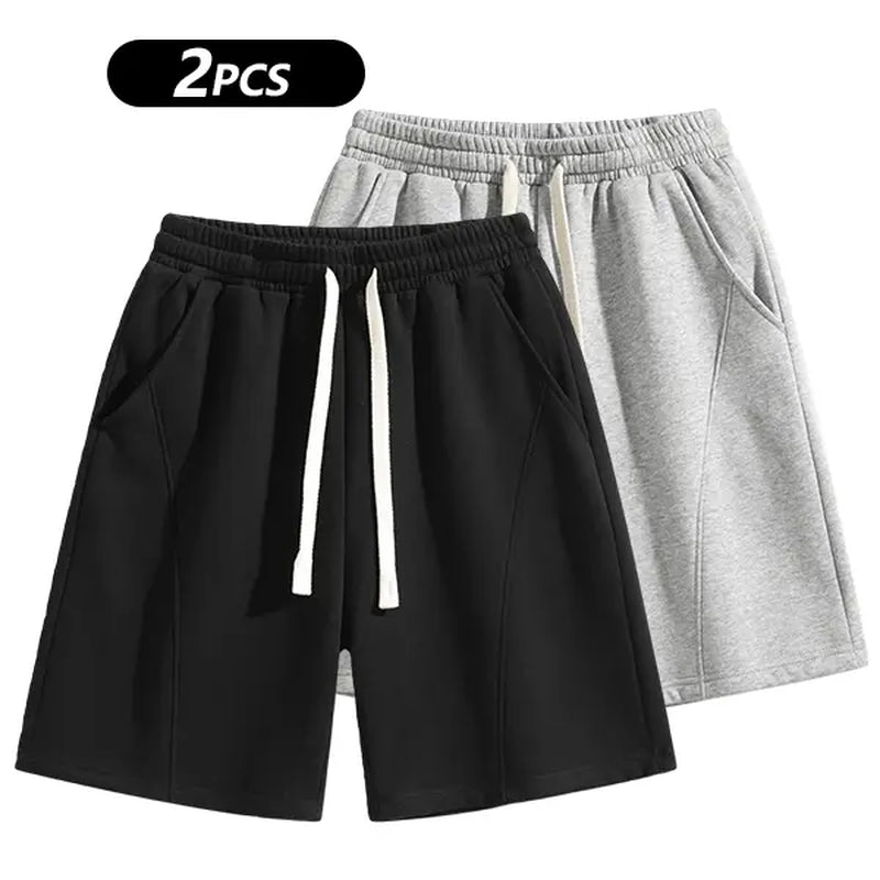 Summervibes Men'S Solid Pocket Waist Shorts, Lightweight Breathable Shorts, Casual Breathable Comfortable Shorts for Running Gym Workout, Men'S Bottoms for All Seasons