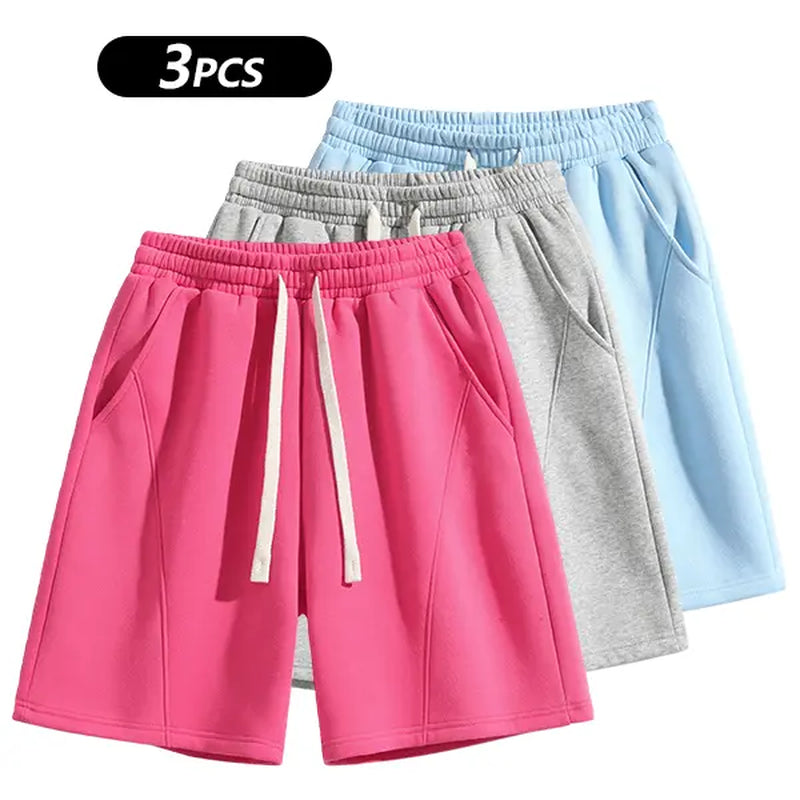 Summervibes Men'S Solid Pocket Waist Shorts, Lightweight Breathable Shorts, Casual Breathable Comfortable Shorts for Running Gym Workout, Men'S Bottoms for All Seasons