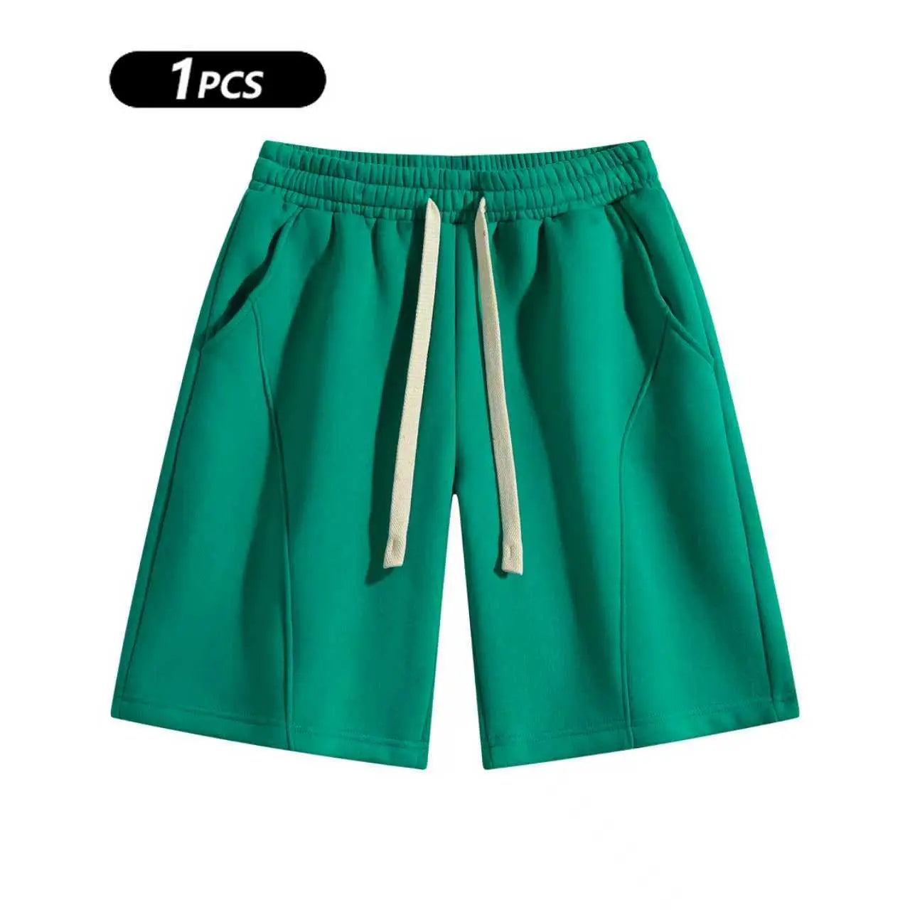 Summervibes Men'S Solid Pocket Waist Shorts, Lightweight Breathable Shorts, Casual Breathable Comfortable Shorts for Running Gym Workout, Men'S Bottoms for All Seasons