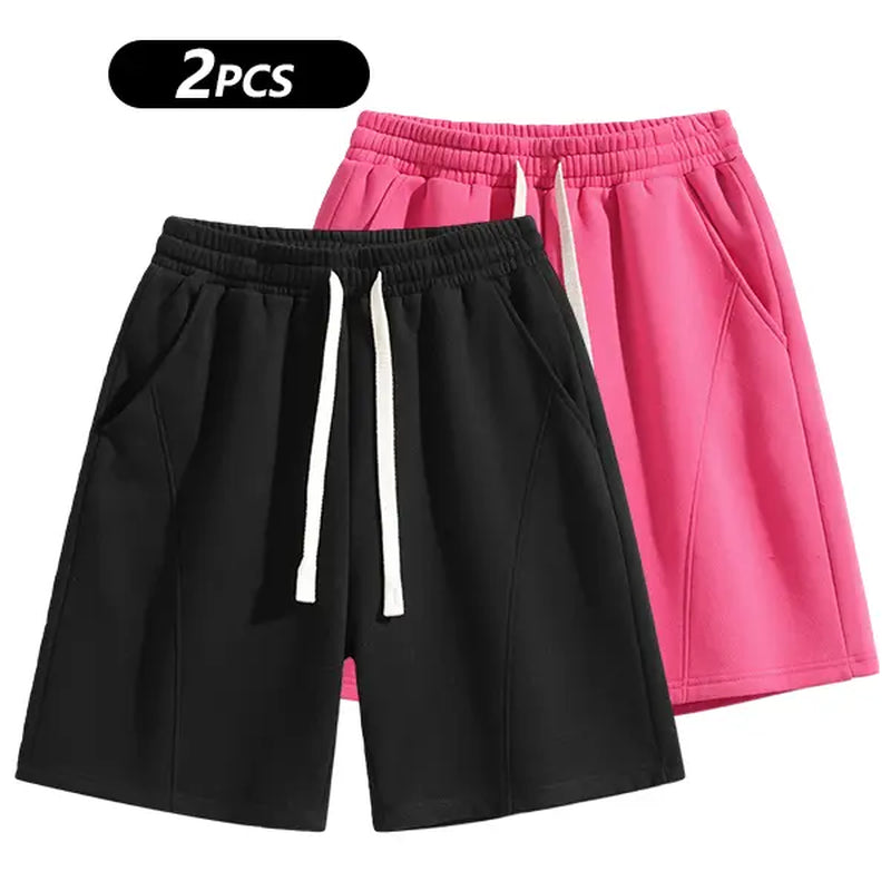 Summervibes Men'S Solid Pocket Waist Shorts, Lightweight Breathable Shorts, Casual Breathable Comfortable Shorts for Running Gym Workout, Men'S Bottoms for All Seasons