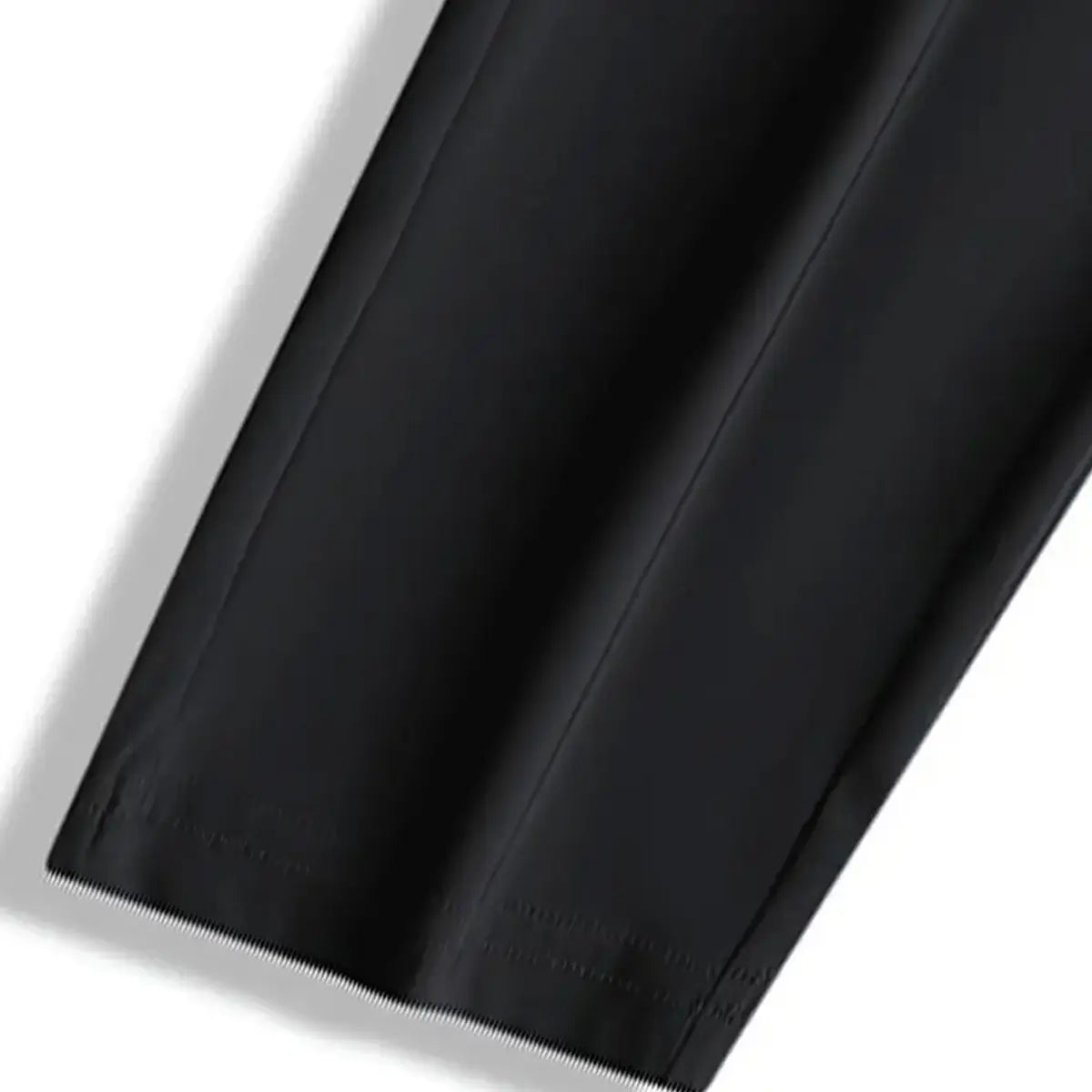 Men'S 4-Piece Ice Nylon Quick-Dry Mid Waist Elastic Fitted Cut Long Pants with Hidden Zipper, Casual Sports Pants for Casual Wear, Outdoor Activities