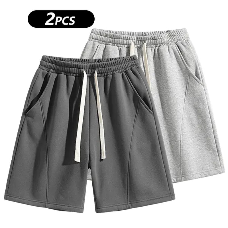 Summervibes Men'S Solid Pocket Waist Shorts, Lightweight Breathable Shorts, Casual Breathable Comfortable Shorts for Running Gym Workout, Men'S Bottoms for All Seasons
