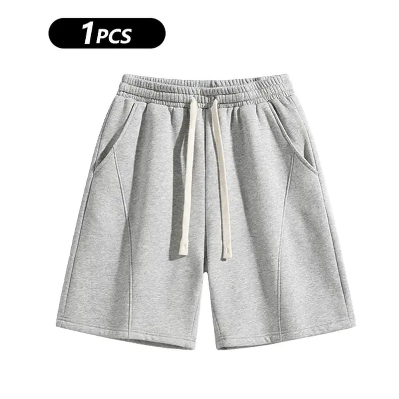 Summervibes Men'S Solid Pocket Waist Shorts, Lightweight Breathable Shorts, Casual Breathable Comfortable Shorts for Running Gym Workout, Men'S Bottoms for All Seasons