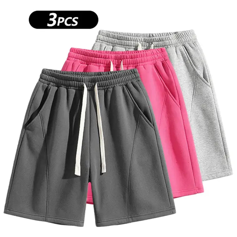 Summervibes Men'S Solid Pocket Waist Shorts, Lightweight Breathable Shorts, Casual Breathable Comfortable Shorts for Running Gym Workout, Men'S Bottoms for All Seasons